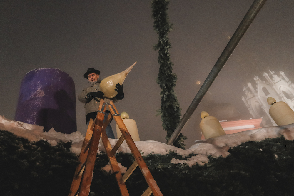 Segnung des Mariazeller Adventkranzes