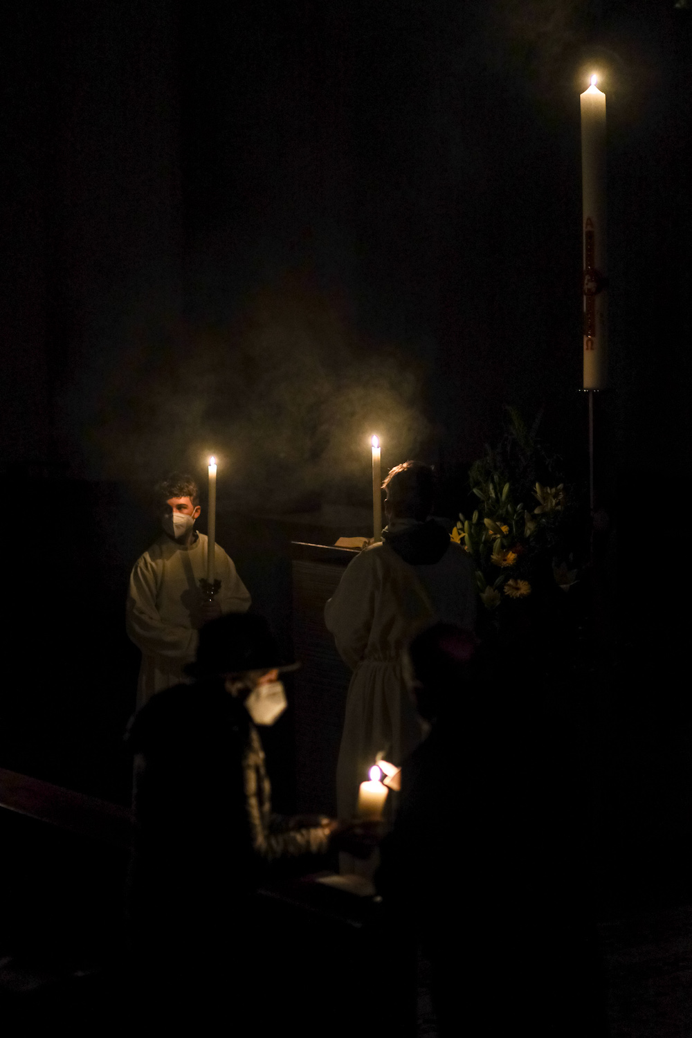 Die Feier der Osternacht 2019 Basilika Mariazell