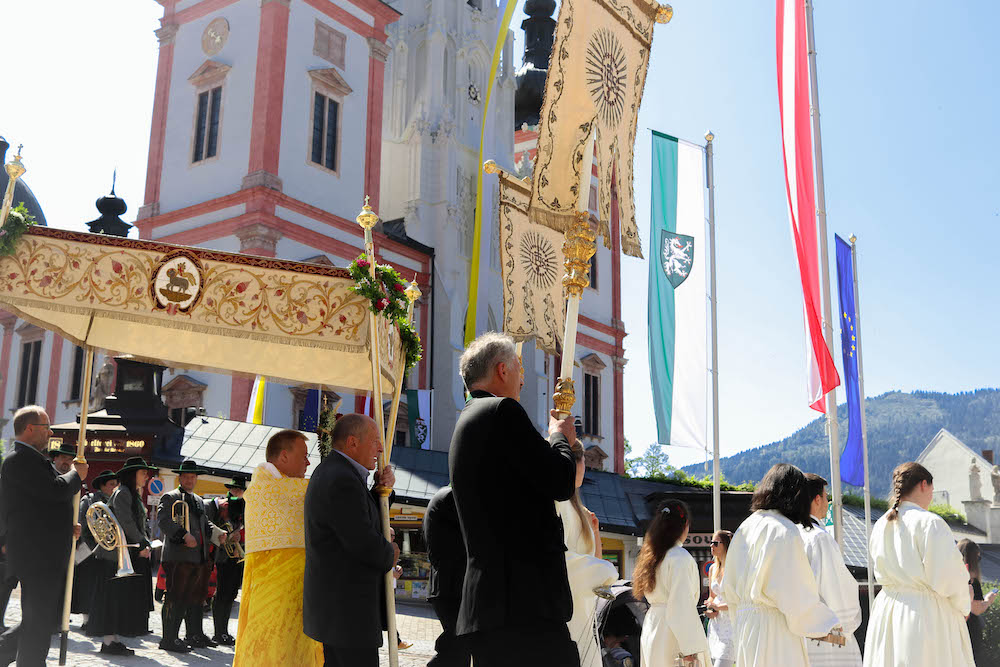 Festmesse und Prozession zu Fronleichnam 2019 Mariazell