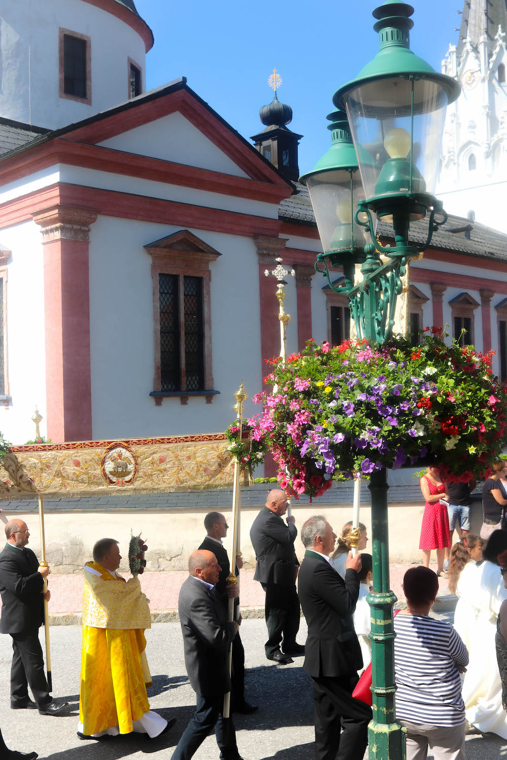 Festmesse und Prozession zu Fronleichnam 2019 Mariazell