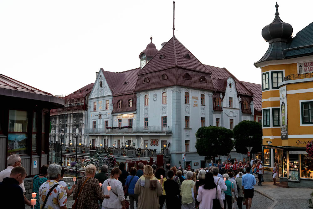 Lichterprozession Basilika Mariazell 2019