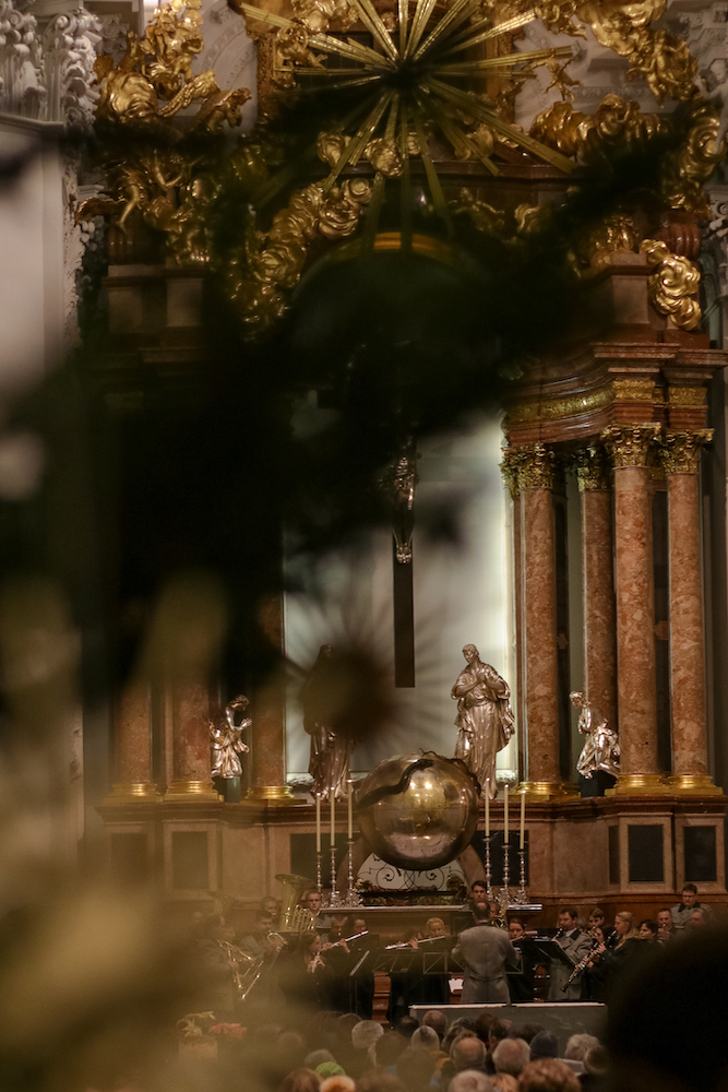 Weihnachtsblasen der Stadtkapelle Mariazell 2018 in der Basilika 