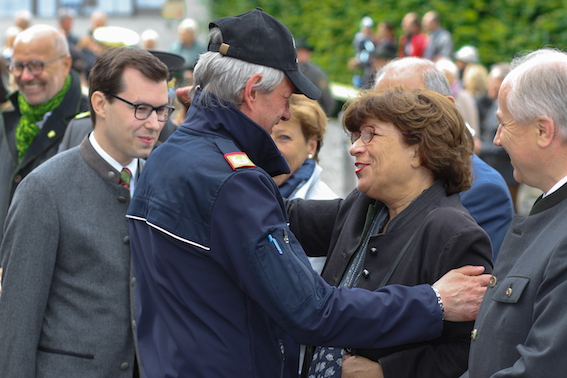 Steirischer Landesfeuerwehrkommandant und Bezirkshauptfrau Budimann