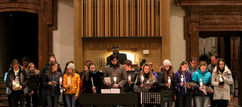 Die Feier der Osternacht 2019 Basilika Mariazell