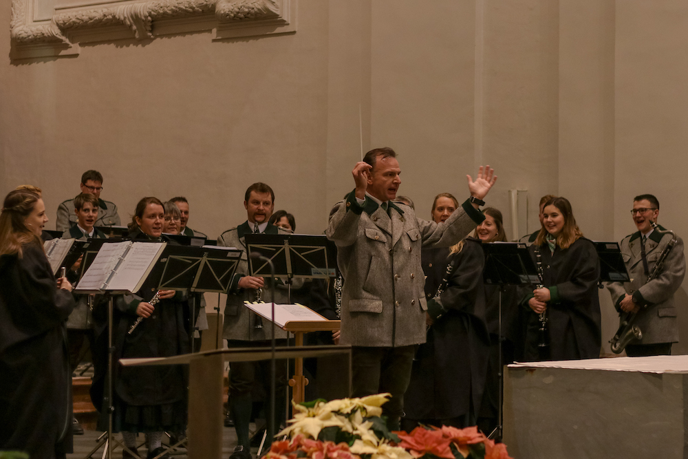 Weihnachtsblasen der Stadtkapelle Mariazell 2018 in der Basilika 