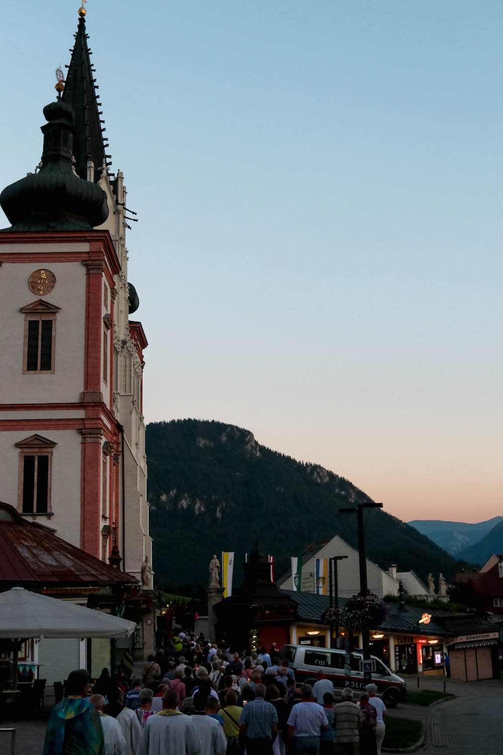 Lichterprozession Basilika Mariazell 2019