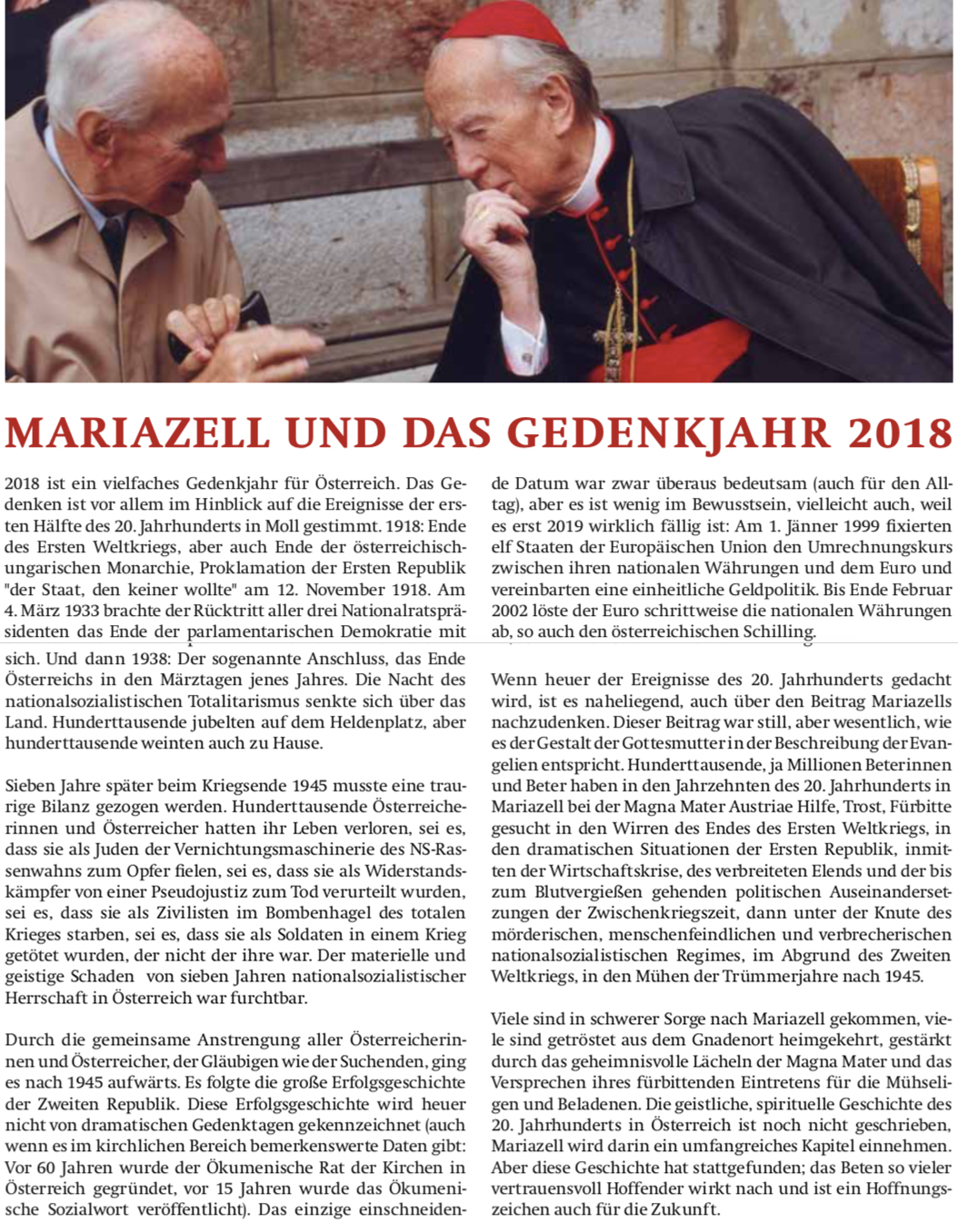 Gruß aus Mariazell - Frühling 2018