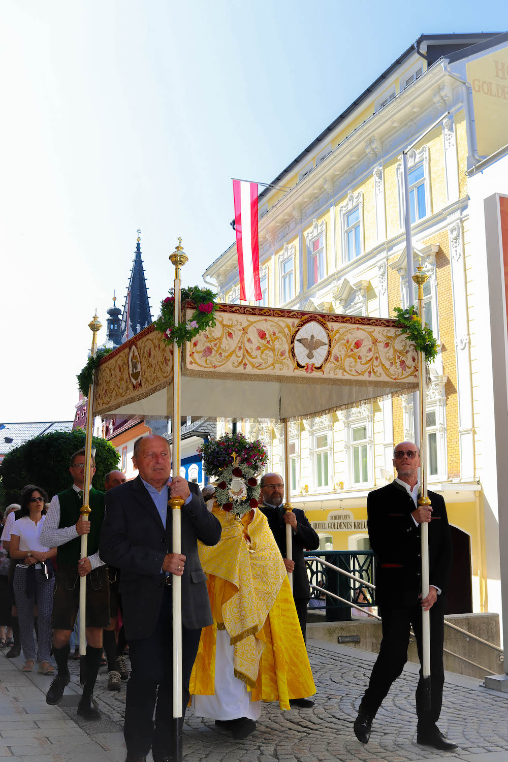 Festmesse und Prozession zu Fronleichnam 2019 Mariazell