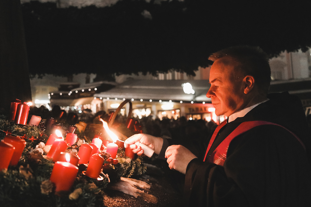 Segnung des Mariazeller Adventkranzes