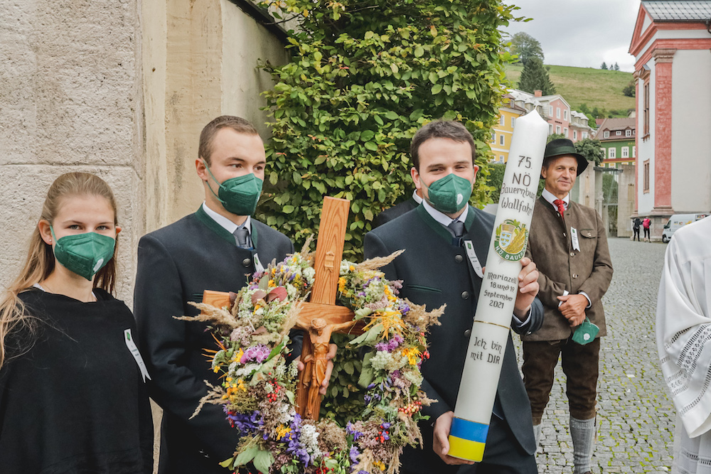 NÖ Bauernbund reell und virtuell auf Wallfahrt in Mariazell