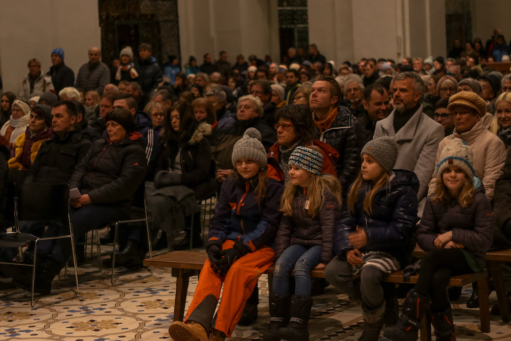 Weihnachtsblasen der Stadtkapelle Mariazell 2018 in der Basilika 