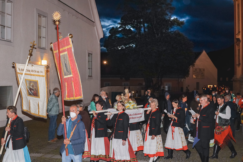 Lichterprozession Kroatenwallfahrt