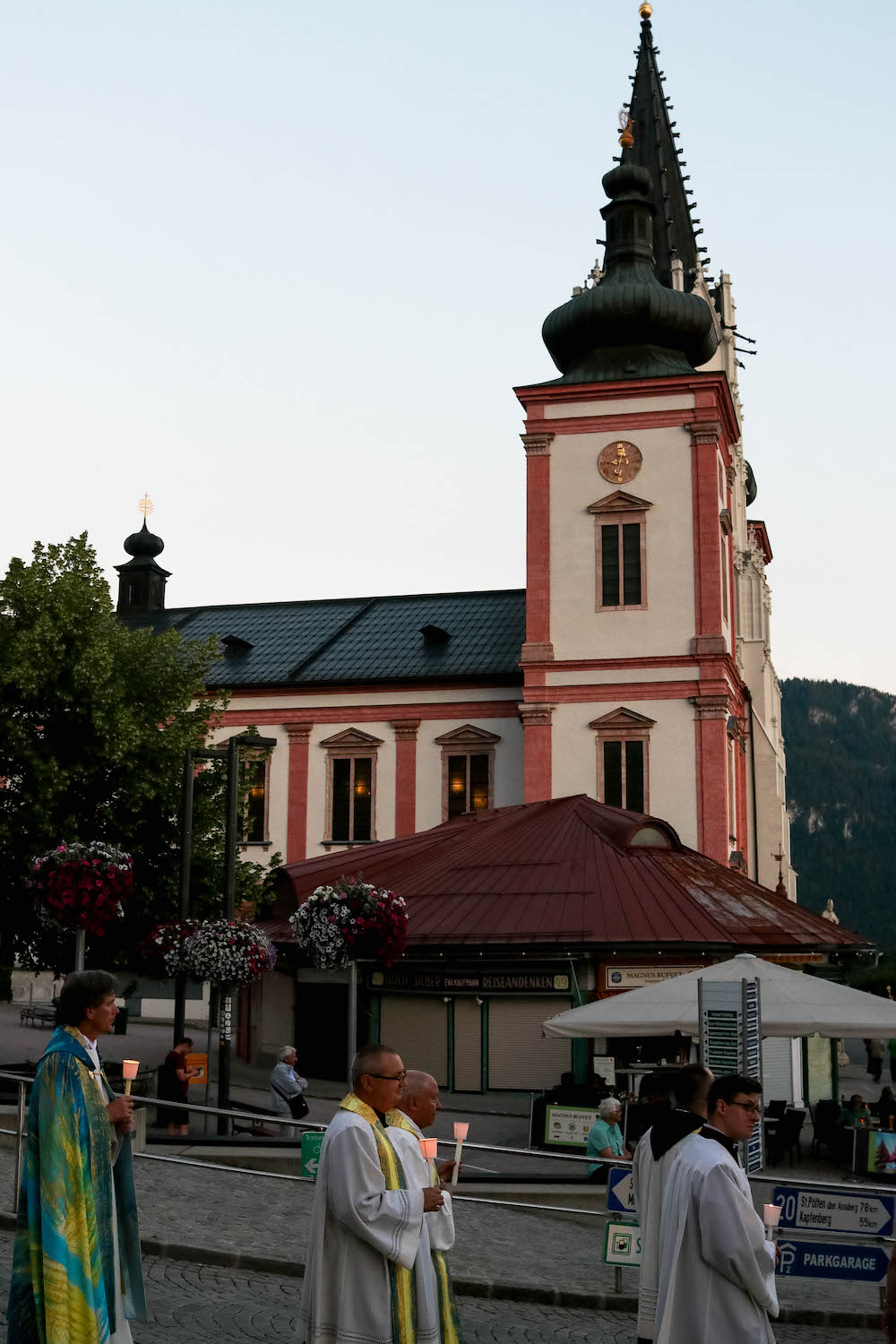 Lichterprozession Basilika Mariazell 2019