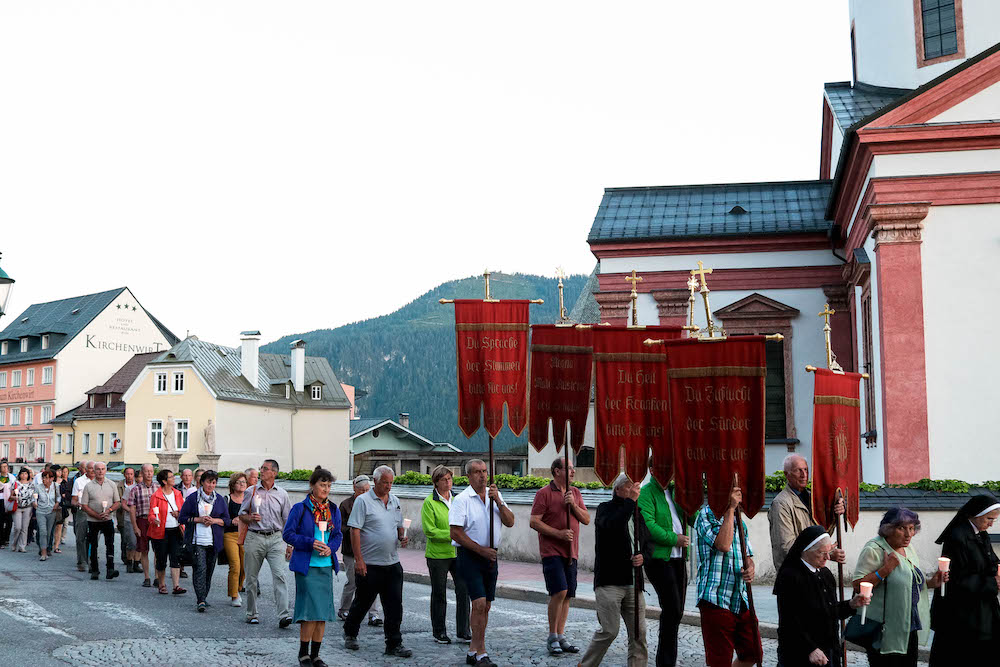 Lichterprozession Basilika Mariazell 2019